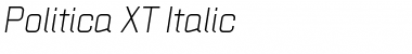 Politica XT Italic Font