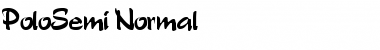 PoloSemi Normal Font