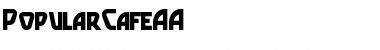 Download PopularCafeAA Font