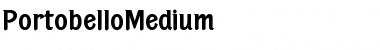 Download PortobelloMedium Font