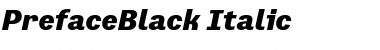 Download PrefaceBlack Font