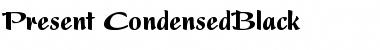 Download Present-CondensedBlack Font