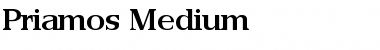 Priamos-Medium Regular Font