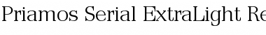 Download Priamos-Serial-ExtraLight Font