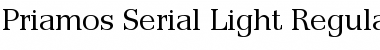Download Priamos-Serial-Light Font
