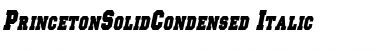 PrincetonSolidCondensed Italic