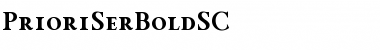 PrioriSerBoldSC Regular Font