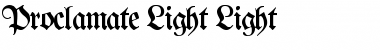 Download Proclamate Light Font