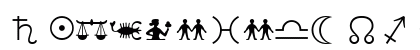L Astrology Pi 1 Regular Font Preview L Astrology Pi 1 Regular Font Preview