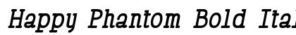 Happy Phantom Bold Italic Font Happy Phantom Bold Italic Font Preview