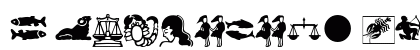 L Astrology Pi 2 Regular Font Preview L Astrology Pi 2 Regular Font Preview