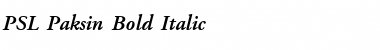 PSL-Paksin Bold Italic