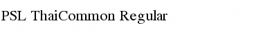 PSL-ThaiCommon Regular Font