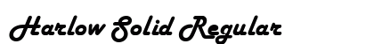 Harlow Solid Regular Font Harlow Solid Regular Font Preview