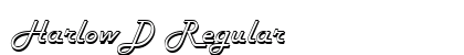 HarlowD Regular Font HarlowD Regular Font Preview
