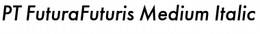 FuturaFuturisC Italic Font