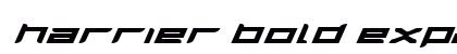 Harrier Bold Expanded Italic Bold Expanded Italic Font Harrier Bold Expanded Italic Bold Expanded Italic Font Preview