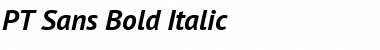 PT Sans Bold Italic