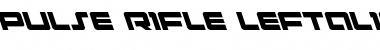 Download Pulse Rifle Leftalic Font
