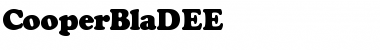 CooperBlaDEE Regular Font