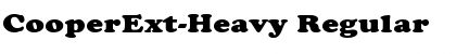 Download CooperExt-Heavy Font
