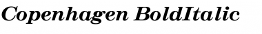 Copenhagen BoldItalic Font