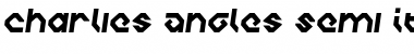 Download Charlie's Angles Semi-Italic Font