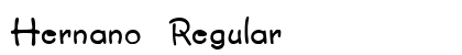 Hernano Regular Font Hernano Regular Font Preview