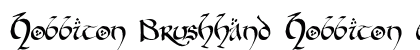 Hobbiton Brushhand Hobbiton brush Font Hobbiton Brushhand Hobbiton brush Font Preview