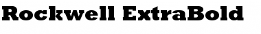 Rockwell-ExtraBold Font