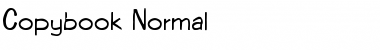 Copybook Normal Font