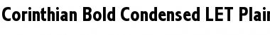 Corinthian Bold Condensed LET Plain Font