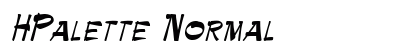 HPalette Normal Font HPalette Normal Font Preview