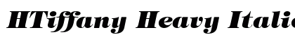 HTiffany Heavy Italic Font HTiffany Heavy Italic Font Preview