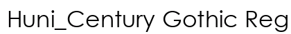 Huni_Century Gothic Regular Font Huni_Century Gothic Regular Font Preview