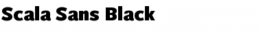Scala Sans Black Font