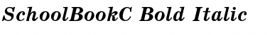 SchoolBookC Bold Italic