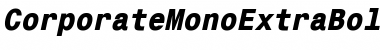 Download CorporateMonoExtraBold Font