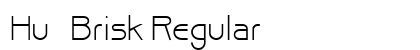 Hu_Brisk Regular Font Hu_Brisk Regular Font Preview