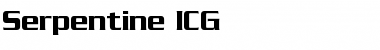 Serpentine ICG Font
