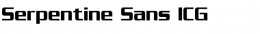 Serpentine Sans ICG Regular Font
