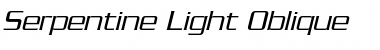Serpentine-Light Font