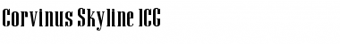 Corvinus Skyline ICG Font