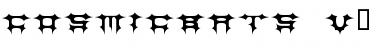 CosmicBats V1 Font