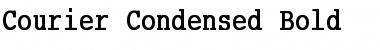 Courier Condensed Bold Font