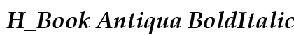 H_Book Antiqua BoldItalic Font Preview H_Book Antiqua BoldItalic Font Preview