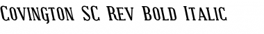 Covington SC Rev Bold Italic