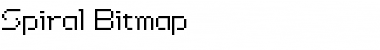 Spiral Bitmap Font