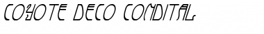 Download Coyote Deco CondItal Font