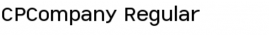 CPCompany Regular Font